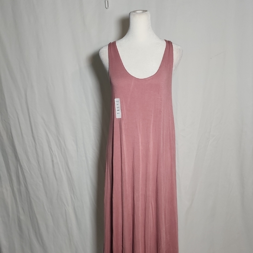 Chic Mauve Sleeveless Maxi Dress